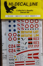 Mikojan MiG-17 F /LIM-5 "Fresco C", Pol, HI-Decal Line,  Scale: 1/72, Kit: 72035 comprar usado  Enviando para Brazil
