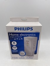 Protetor contra sobretensão Philips Home Electonics esconde desordem de cabos 6 tomadas caixa aberta comprar usado  Enviando para Brazil