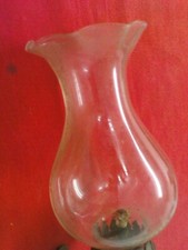Glass oil lamp for sale  YEOVIL
