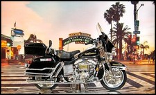 Harley-Davidson 1978 Flh-80 Electric Glide Preto Maisto 1/18 comprar usado  Enviando para Brazil
