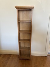 Oak dvd storage for sale  GLASTONBURY