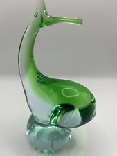 Vintage glass whale for sale  WORTHING