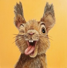 Painting animal caricature d'occasion  Expédié en Belgium