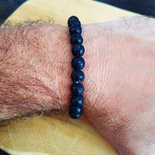 Bracelet pierre lave d'occasion  Saint-Jeannet