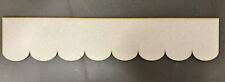 Mdf scalloped border for sale  BARNSTAPLE