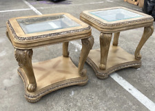 Pair wood glass for sale  San Leandro