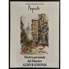 Depliant acquerello mostra usato  Alessandria