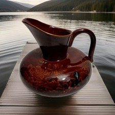 Handpainted ceramic brown for sale  Georgetown