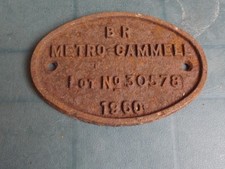 Mk1 coach plate for sale  WELLINGBOROUGH
