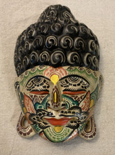 Indonesian painted mask for sale  Durham