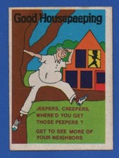 1973 FLEER CRAZY COVERS BOM ADESIVO HOUSEPEEPING PACOTES PRÉ MALUCOS MUITO RARO comprar usado  Enviando para Brazil