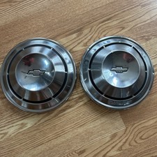 68 69 70 Chevrolet Dog Dish Calotas 10 1/2" Conjunto de 2 Chevy 1968 1969 1970 COPO comprar usado  Enviando para Brazil