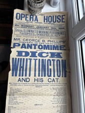 Original 1898 playbill for sale  STOCKPORT
