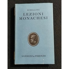 Lezioni monachesi schelling usato  Alessandria