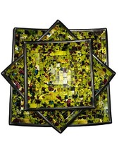 Multicolored mosaic plates for sale  Prospect Heights