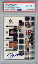 1999 SP Signature J2 Joe Montana PSA/DNA 49ers PSA 10 Gem Estado perfeito automático comprar usado 1999 SP Signature J2 Joe Montana PSA/DNA 49ers PSA 10 Gem Estado perfeito automático comprar usado  Enviando para Brazil