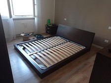 Letto matrimoniale legno usato  Brescia