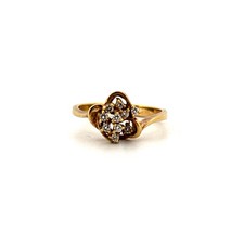 Bague pavée jaune d'occasion  Paris I