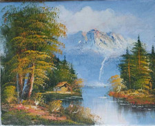 ölgemälde landschaft natur gebraucht kaufen  Dessau-Roßlau
