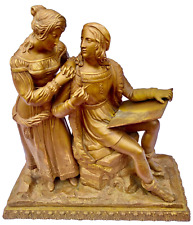 Statue couple personnages d'occasion  Saint-Aubin-du-Cormier