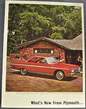 1964 plymouth brochure for sale  Olympia