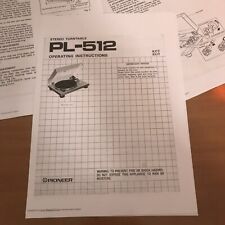 Pioneer 512 pl512 usato  Italia