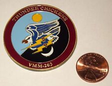 Moeda Challenge - USMC - VMM-263 - Thunder Chickens - 1ª na Frota - Osprey MV-22 comprar usado  Enviando para Brazil