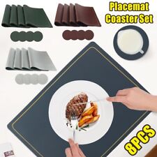 Leather placemat coaster for sale  UK