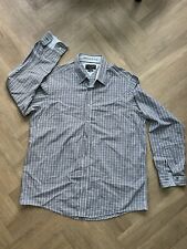 Men blue checked for sale  BOLTON