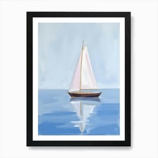 Sailboat art print d'occasion  Expédié en Belgium