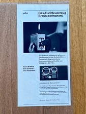 Braun tischfeuerzeug permanent gebraucht kaufen  Aßlar