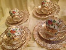 Vintage floral gold for sale  LOUGHBOROUGH