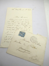 Ernest olivier autograph d'occasion  Expédié en Belgium