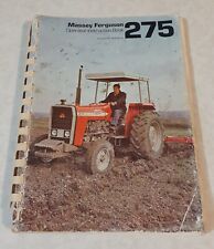 Massey Ferguson Mf 275 Trator Operador Manual 1980 Agricultura Agrícola comprar usado  Enviando para Brazil