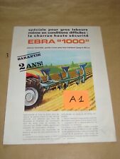 Publicité agricole ebra d'occasion  Gannat