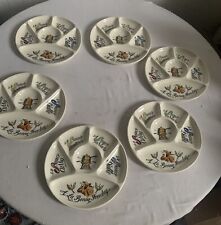 Assiettes fondue décorées d'occasion  Roquevaire