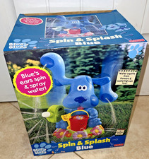 Novo na caixa Blue's Clues 1999 Tyco aspersor de gramado ao ar livre Spin & Splash Fisher Price comprar usado  Enviando para Brazil