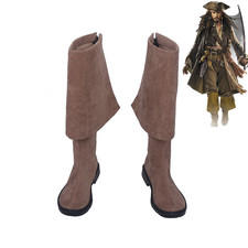 Piratas do Caribe Jack Sparrow Sapatos Cosplay Botas Masculinas Feitas Sob Medida comprar usado  Enviando para Brazil