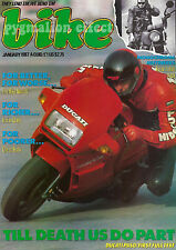 Bike magazine 1987 for sale  PRESTON