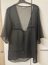 Strand tunika schwarz gebraucht kaufen  Moers