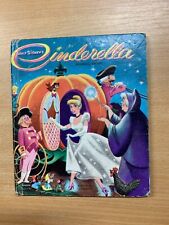 c1950 WALT DISNEY CINDERELA ADAPTAÇÃO CINEMATOGRÁFICA PEQUENO LIVRO CAPA DURA (LL) comprar usado  Enviando para Brazil