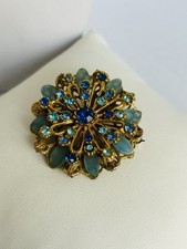 Vintage goldtoned cluster for sale  LEATHERHEAD