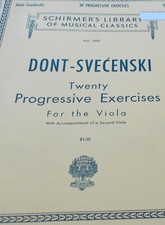 Viola Dont-Svecenski 20 exercícios progressivos + 2ª viola, usado comprar usado  Enviando para Brazil