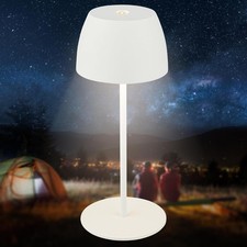 Lampa stołowa LED Briloner Mini bateria biała – stolik nocny lampa dekoracyjna, używany na sprzedaż  PL