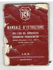 Ice manuale istruzione usato  Aprilia
