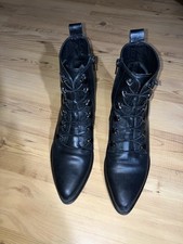 Damen stiefeletten schwarz gebraucht kaufen  Aschbach, Hefersweiler, Rothselberg