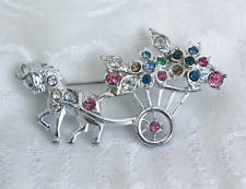 Vintage brooch pony for sale  POOLE