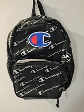 Nova Mochila Preta Champion Kids Munch com Kit de Almoço Combo Funcional Clássica comprar usado  Enviando para Brazil