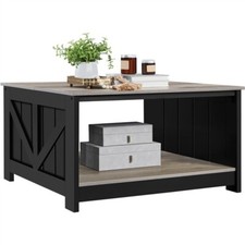 Square wood coffee for sale  IPSWICH
