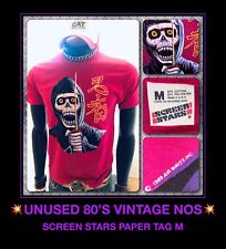 Camiseta vintage anos 80 Excalibur Skeleton Skull Ripper espada Powell peralta skate, usado comprar usado  Enviando para Brazil